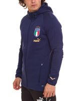 2-pack PUMA FIGC Coach Men's Sweat Jacket Italy Fanwear 767108 13 Dark Blue