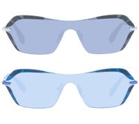 Lunettes de soleil femme adidas lunettes de plage avec verres rectangulaires filtre catégorie 2 100% protection UVA et UVB lunettes de vacances EW35 gris/vert ou bleu