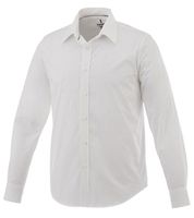 ELEVATE Hamell Long-Sleeve Shirt, Simple Men's Business Shirt, Poplin 118 g/m², Black, Light Blue, or White