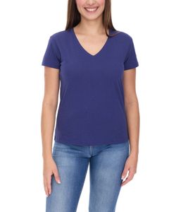 T-shirt femme Les Tropéziennes, chemise simple en coton, chemise à manches courtes 1 112 3340C Marine