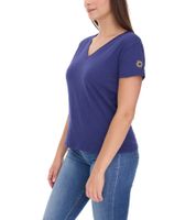 T-shirt femme Les Tropéziennes, chemise simple en coton, chemise à manches courtes 1 112 3340C Marine T-shirt femme Les Tropéziennes, chemise simple en coton, chemise à manches courtes 1 112 3340C Marine