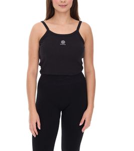 YOU DO YOU Damen Crop-Top geripptes Fitness-Top Baumwoll-Shirt Tanktop Yoga-Mode 905101 Schwarz YOU DO YOU Damen Crop-Top geripptes Fitness-Top Baumwoll-Shirt Tanktop Yoga-Mode 905101 Schwarz