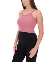 YOU DO YOU women's crop top ribbed fitness top cotton shirt tank top yoga bra 905101 old pink YOU DO YOU women's crop top ribbed fitness top cotton shirt tank top yoga bra 905101 old pink