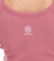YOU DO YOU women's crop top ribbed fitness top cotton shirt tank top yoga bra 905101 old pink YOU DO YOU women's crop top ribbed fitness top cotton shirt tank top yoga bra 905101 old pink