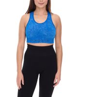 YOU DO YOU Damen Sport-BH Sport-Oberteil stylischer Trainings-BH Yoga-BH 904901 Blau