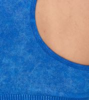 YOU DO YOU Damen Sport-BH Sport-Oberteil stylischer Trainings-BH Yoga-BH 904901 Blau
