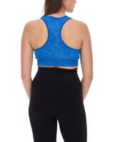 YOU DO YOU Damen Sport-BH Sport-Oberteil stylischer Trainings-BH Yoga-BH 904901 Blau