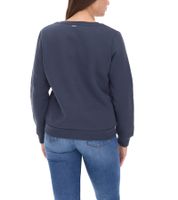 Pull en coton femme Les Les Tropeziennes, pull d'été avec inscription brodée, col rond, 1 122 0572C B Bleu marine