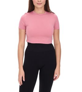 YOU DO YOU Damen T-Shirt im Cropped-Style Fitness-Top Kurzarm-Shirt 9056041 Alt-Rosa YOU DO YOU Damen T-Shirt im Cropped-Style Fitness-Top Kurzarm-Shirt 9056041 Alt-Rosa