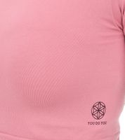T-shirt court à manches courtes pour femme, motif YOU DO YOU, rose ancien, 9056041 T-shirt court à manches courtes pour femme, motif YOU DO YOU, rose ancien, 9056041