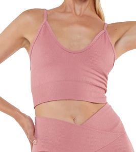 YOU DO YOU Damen Sport-BH Sport-Bustier Seamless Sport-Oberteil Yoga-BH 904951 Alt-Rosa