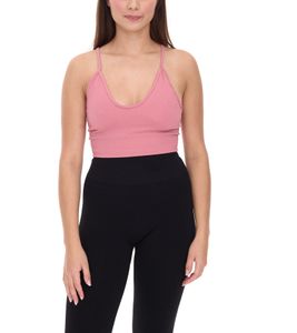 Sujetador deportivo YOU ​​DO YOU para mujer, top deportivo sin costuras, sujetador de yoga 904951 rosa viejo