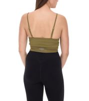 YOU DO YOU Women's Sports Bra Sports Bustier Seamless Sports Top Yoga Bra 904951 Khaki