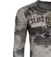 Herren Longsleeve im Batik-Stil Langarm-Shirt mit urbanen Print R-10140 Anthrazit Herren Longsleeve im Batik-Stil Langarm-Shirt mit urbanen Print R-10140 Anthrazit