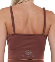 YOU DO YOU Women's Sports Bra Seamless Sports Bra Sports Top Yoga Fashion 904951 Mahogany Brown YOU DO YOU Women's Sports Bra Seamless Sports Bra Sports Top Yoga Fashion 904951 Mahogany Brown