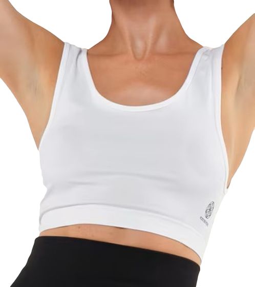 Sujetador deportivo YOU ​​DO YOU para mujer, bustier deportivo, top deportivo sin costuras, sujetador de yoga 904911 Blanco