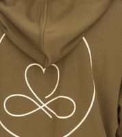 YOU DO YOU Damen Cropped-Hoodie mit Kapuze Alltags-Pullover Yoga-Mode 905081 Khaki