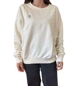 Suéter YOU DO YOU para mujer con estampado en la espalda, suéter de algodón, camisa de manga larga, moda de yoga 905071 blanco