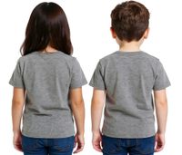 2-Pack Value Pack: PUMA TeamGoal 23 Boys' & Girls' Cotton T-Shirt with Logo Patch, T-Shirt 656709, 33 Gray