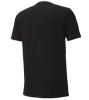 Pack de 2 camisetas deportivas PUMA TeamGoal 23 para niño y niña, de algodón con parche del logotipo, 656709 03 Negro