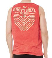 Débardeur homme au design vintage Chemise à manches longues avec imprimé urbain Haut d'été R-15247 Corail