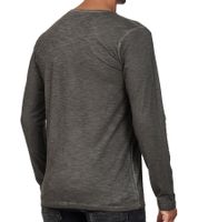 Men's Long-Sleeved Shirt with Eagle Print, Summer Cotton Long-Sleeve Casual Sweater R-10143 Gray