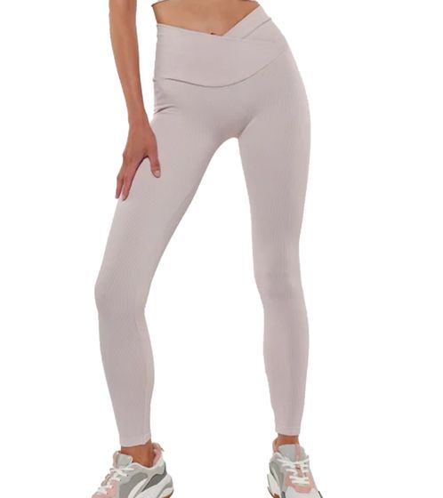 Leggings femme YOU DO YOU pantalons de fitness à la mode pantalons d'entraînement collants de sport taille haute mode yoga 904991 rose