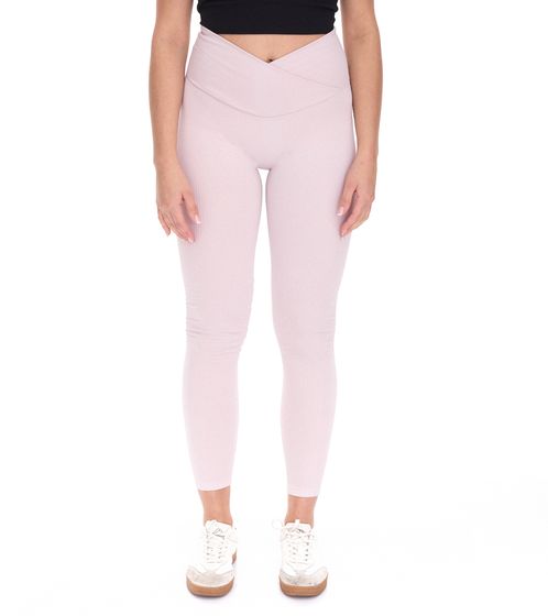YOU DO YOU Damen Leggings modische Fitness-Hose Workout-Hose Sport-Tights High Waist Yoga-Mode 904991 Rosa