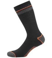 3 Paar BLACK+DECKER Herren Arbeits-Socken mit Cushion Terry Baumwoll-Socken Work-Socken OEKO-TEX Standard 100 BX/OBII in Anthrazit/Schwarz, Schwarz/Meliert oder Schwarz/Grau