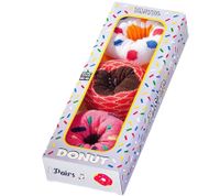 9 Paar TASTIQ Baumwoll-Socken mit Print lange Strümpfe in stylischer Geschenkbox Tas/1/CSX3 mit Pizza oder Donut Print