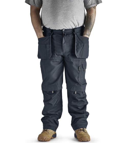 Pantalones de trabajo Dickies Eisenhower para hombre con múltiples bolsillos, ropa de trabajo, 300 g/m², EH26800, negro