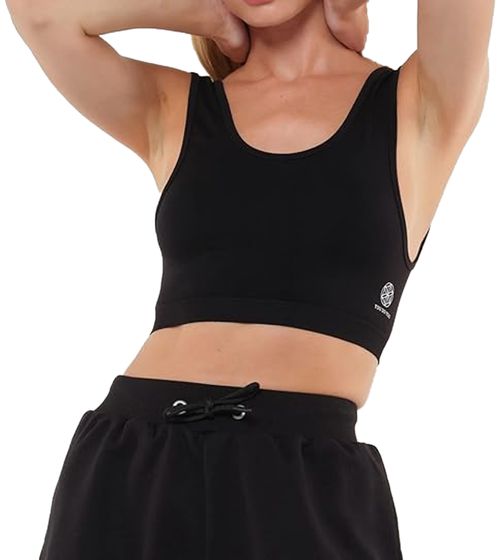 YOU DO YOU Women's Sports Bra, Sports Bustier, Seamless Sports Top 904911 Black