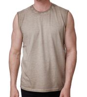Herren Tank-Top Kurzarm-Shirt schlichtes Sommer Top Baumwoll-Shirt R-15286 Hell-Orange, Weiß, Khaki oder Grau Herren Tank-Top Kurzarm-Shirt schlichtes Sommer Top Baumwoll-Shirt R-15286 Hell-Orange, Weiß, Khaki oder Grau