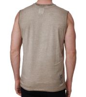 Herren Tank-Top Kurzarm-Shirt schlichtes Sommer Top Baumwoll-Shirt R-15286 Hell-Orange, Weiß, Khaki oder Grau Herren Tank-Top Kurzarm-Shirt schlichtes Sommer Top Baumwoll-Shirt R-15286 Hell-Orange, Weiß, Khaki oder Grau