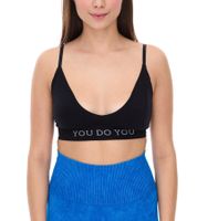Sujetador deportivo YOU ​​DO YOU para mujer, top deportivo sin costuras, sujetador de yoga 904941 negro