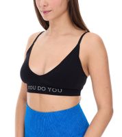 Sujetador deportivo YOU ​​DO YOU para mujer, top deportivo sin costuras, sujetador de yoga 904941 negro