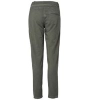 Pantalón jogger de mujer Vestino con tejido teñido vintage y bolsillos con cremallera 901579 Verde