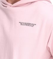 SUBLEVEL Herren Kapuzen-Pullover Baumwoll-Hoodie mit Eingriffstaschen Sweater H10014T21326A Rosa, Hellgrün oder Weiß