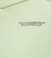 SUBLEVEL Herren Kapuzen-Pullover Baumwoll-Hoodie mit Eingriffstaschen Sweater H10014T21326A Rosa, Hellgrün oder Weiß