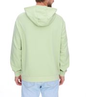 SUBLEVEL Herren Kapuzen-Pullover Baumwoll-Hoodie mit Eingriffstaschen Sweater H10014T21326A Rosa, Hellgrün oder Weiß
