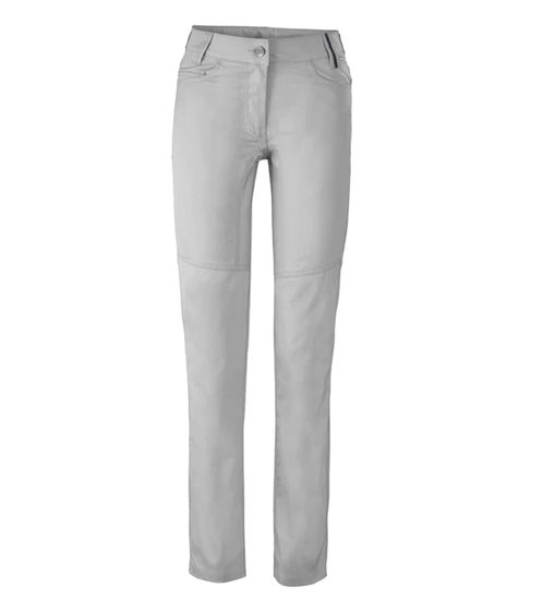 LAFONT Women's Ergonomic Cotton-Blend Work Trousers with Five Pockets 37861421 Gray