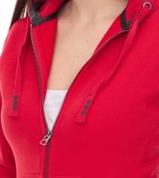 Sweat-shirt à capuche femme Elevate Arora 300 g/m² en coton uni 3821225 Rouge
