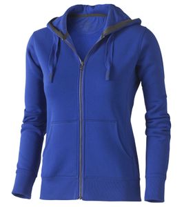 Sudadera con capucha para mujer Elevate Arora, algodón liso de 300 g/m², tipo chaqueta, tipo jersey, 3821244 Azul