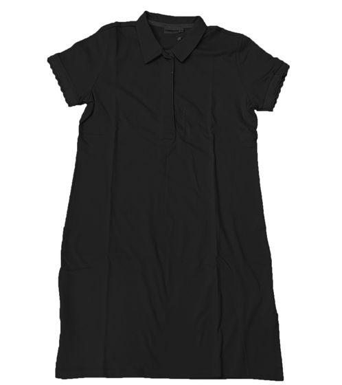 Les Tropeziennes women's shirt dress, summer dress, stylish mini dress made of pure cotton 1420739 CG Black