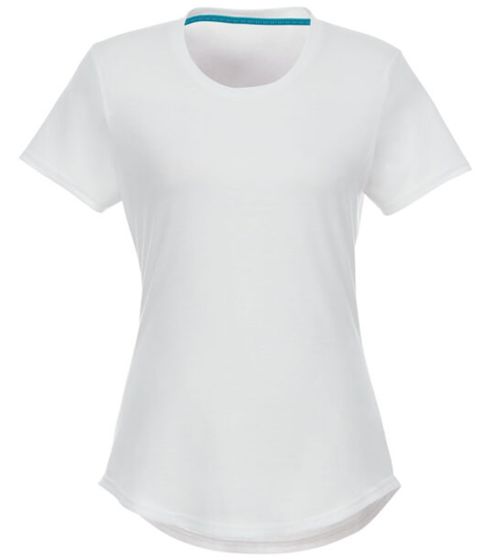 ELEVATE Jade Women's T-Shirt, Sustainable Short-Sleeve Shirt, 160 g/m² Basic Shirt, Undershirt, 3750101 White