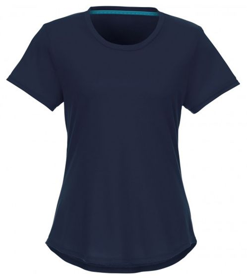 ELEVATE Jade Women's T-Shirt, Sustainable Short-Sleeved Shirt, 160 g/m² Basic Shirt, Undershirt, 3750149 Navy