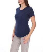 ELEVATE Jade Damen T-Shirt nachhaltiges Kurzarm-Shirt 160 g/m2 Basic-Shirt Unterzieh-Shirt 3750149 Navy