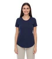T-shirt femme ELEVATE Jade, chemise durable à manches courtes, 160 g/m², chemise basique, sous-vêtement 3750149, bleu marine
