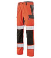 Pantalon de travail CEPOVETT Fluo Advanced pour homme avec Cordura Vêtements de protection 270 g/m² EPI Catégorie 2 HV42 33109128 Rouge fluo