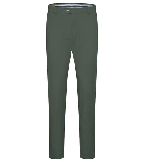 bugatti Men's Chino Pants, Fashionable Casual Cotton Trousers, 48404925 Green